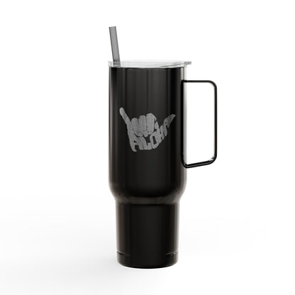 Ohana Underground Engraved Tumbler Shaka Hand Aloha Design 40oz