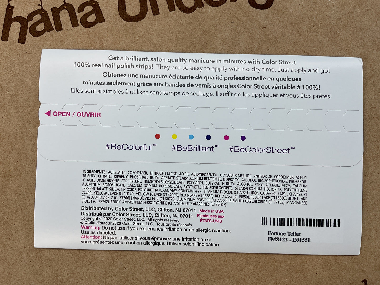 Color Street Nail Strips | Fortune Teller | Real Polish | Easy Apply |