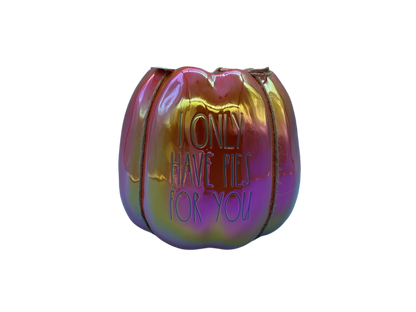 Rae Dunn Pumpkin Planter I Only Have Pies For You 7.25in