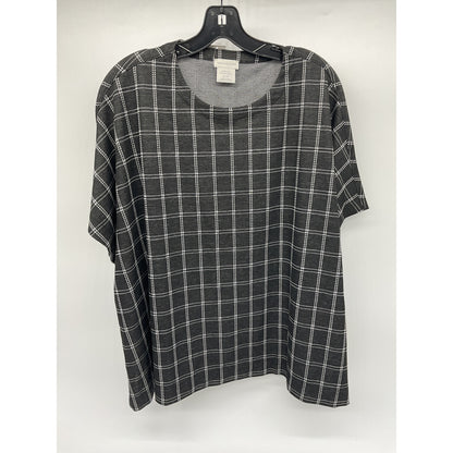 Van Heusen Women’s Plaid Stretch Top – S