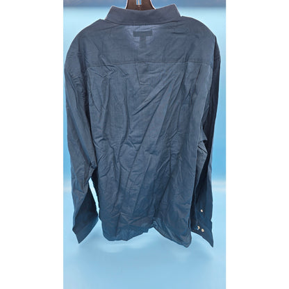 Geoffrey Beene Blue Slim Fit Button Up XXL NWT