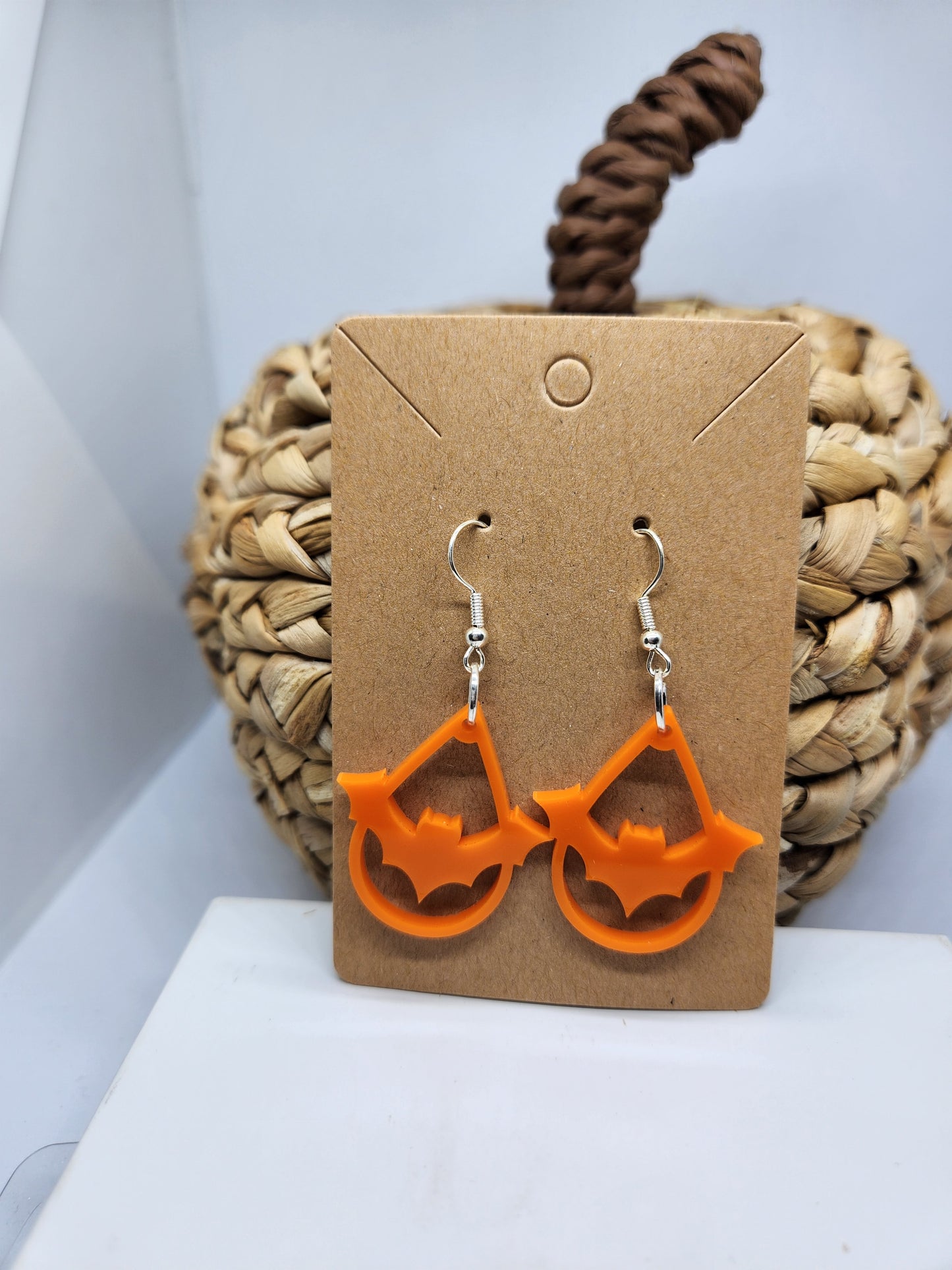 Halloween Earrings *Bats* Teardrop Design