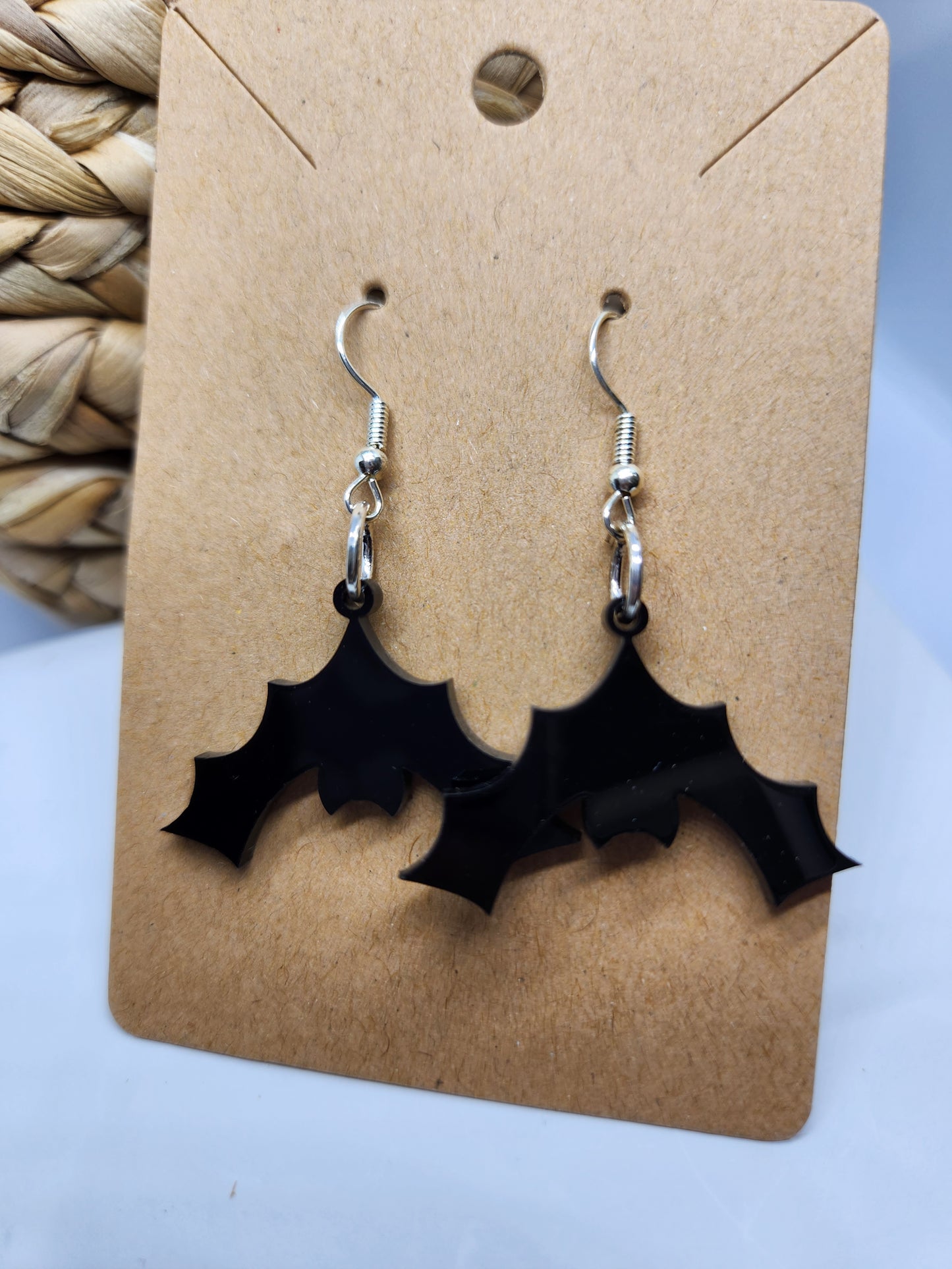 Halloween Earrings *Hanging Bats*