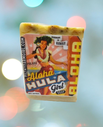 Filthy Farmgirl ~ Soap *Aloha Hula Girl* Small Bar (2 oz)