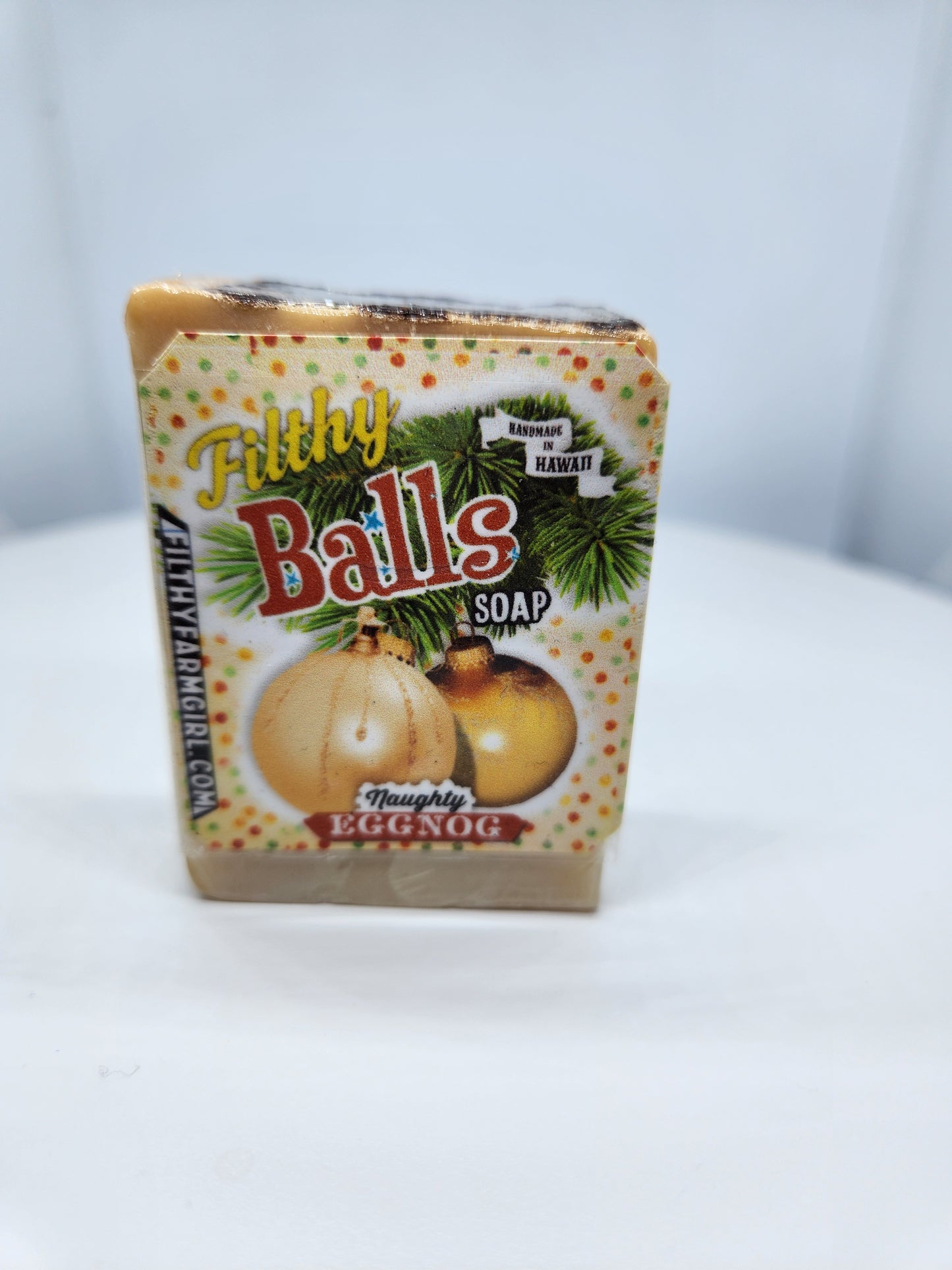 Filthy Farmgirl ~ Soap *Filthy Balls ~ Naughty Eggnog* Small Bar (2 oz)