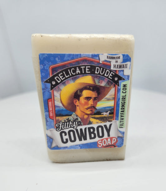 Filthy Farmgirl ~ Soap *Filthy Cowboy - Delicate Dude* Small Bar (2 oz)