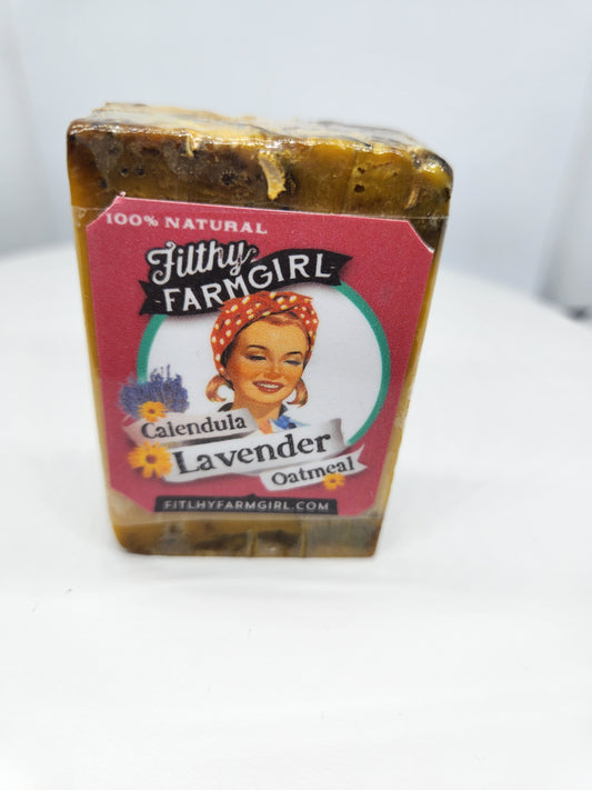 Filthy Farmgirl ~ Soap *Calendula Lavender Oatmeal* Small Bar (2 oz)