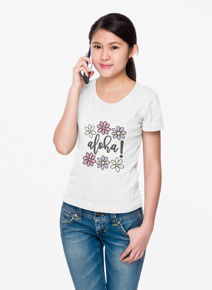 Shaka Brands Aloha Floral Graphic T Shirt S-2XL