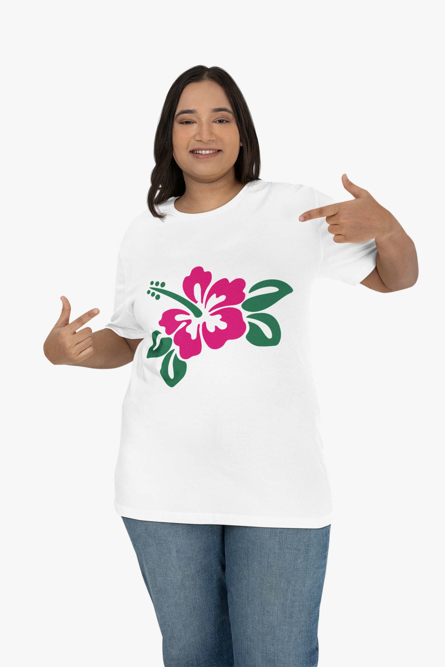 Shaka Brands Tropical Floral Hibiscus T Shirt S-2XL