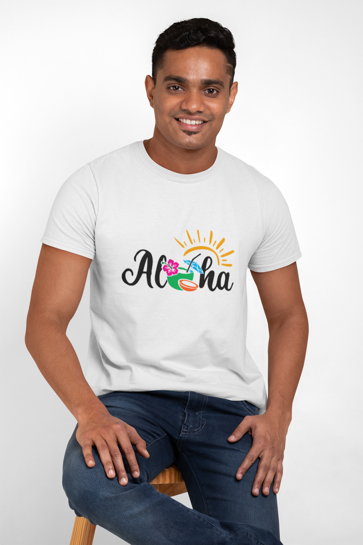 Shaka Brands Aloha Tropical Unisex T Shirt S-2XL