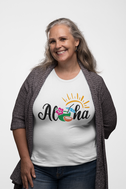 Shaka Brands Aloha Tropical Unisex T Shirt S-2XL