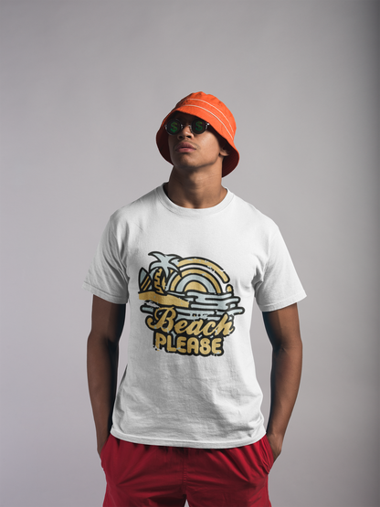 Beach Please T-Shirt – Unisex Summer Tee