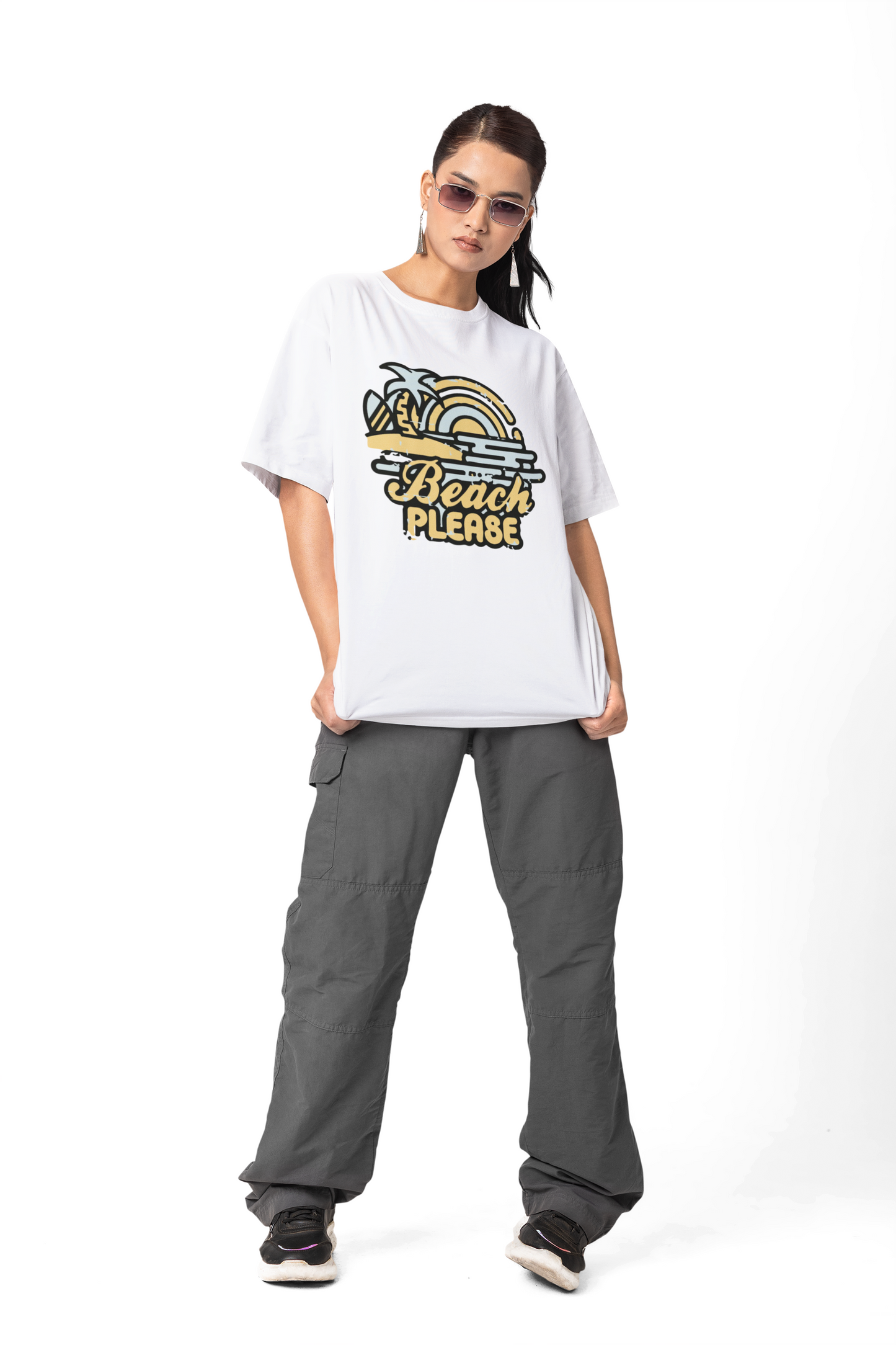 Beach Please T-Shirt – Unisex Summer Tee