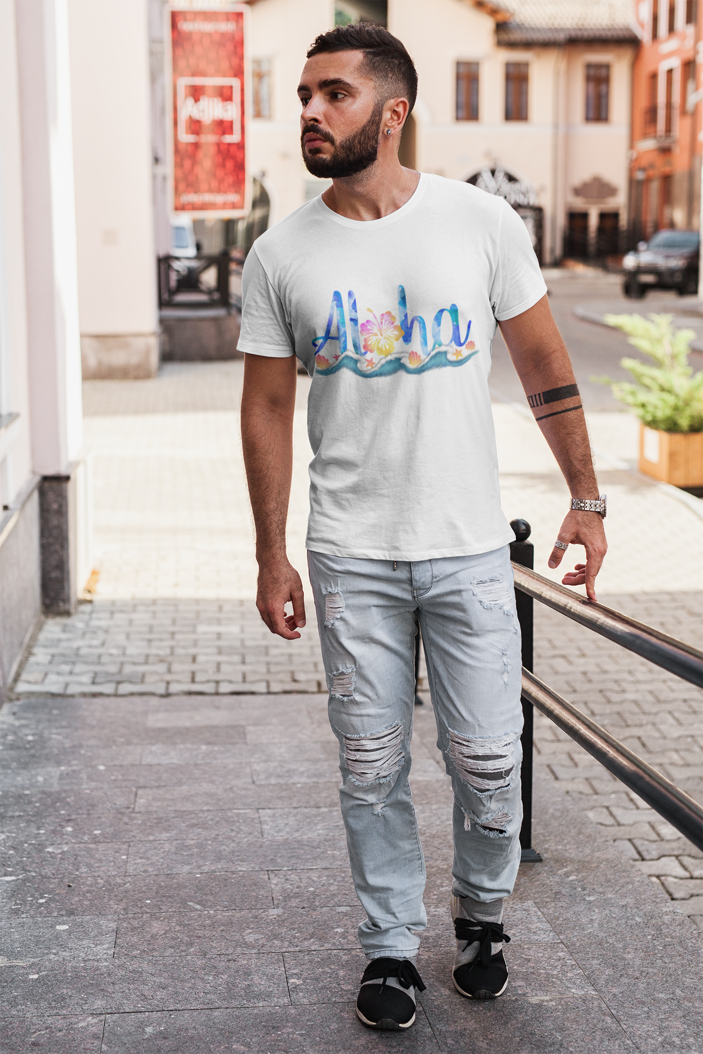 Aloha Beach Vibes T-Shirt – Unisex Summer Tee