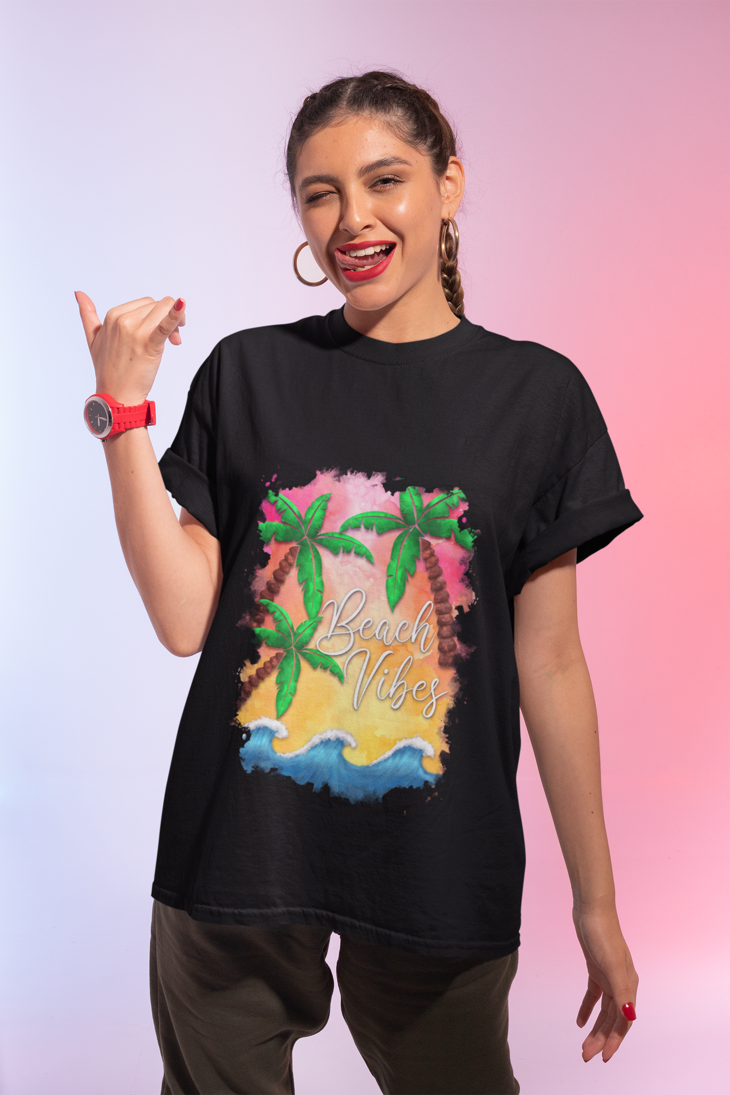 Beach Vibes T-Shirt – Unisex Summer Tee