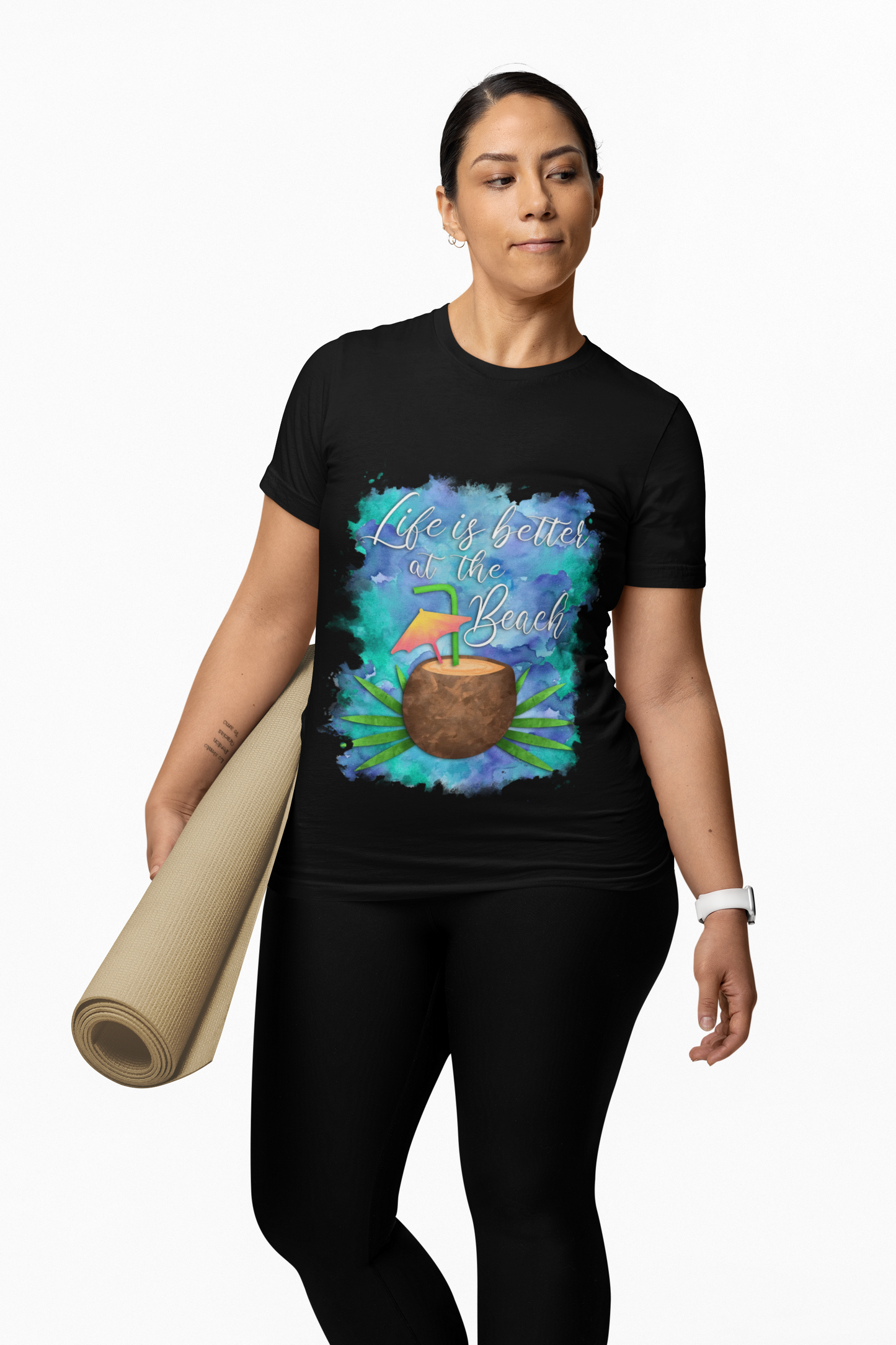 Beach Vibe T-Shirt, Perfect for Summer, Vacation Clothes, Gift for Beach Lovers, Relaxed Fit Tee, Tropical Shirt