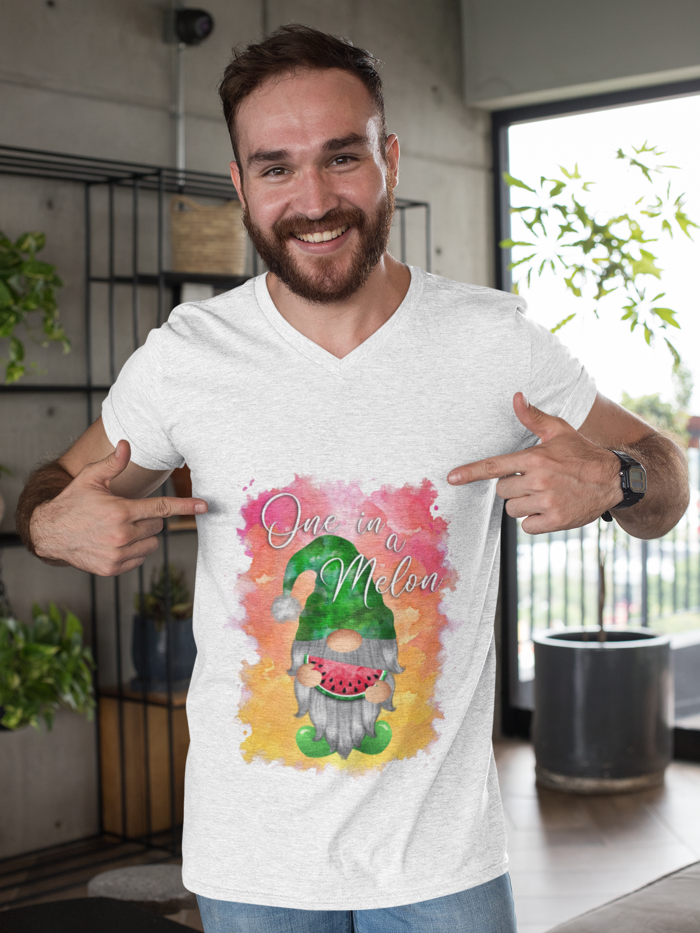 Watermelon Gnome T-Shirt - Unisex Summer Tee