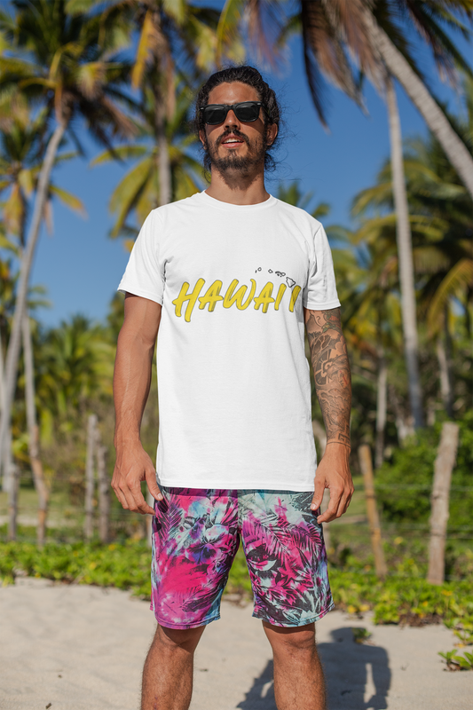 Hawaii Vibes Unisex T Shirt White