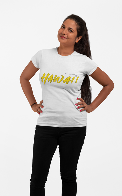 Hawaii Softstyle Unisex T Shirt White