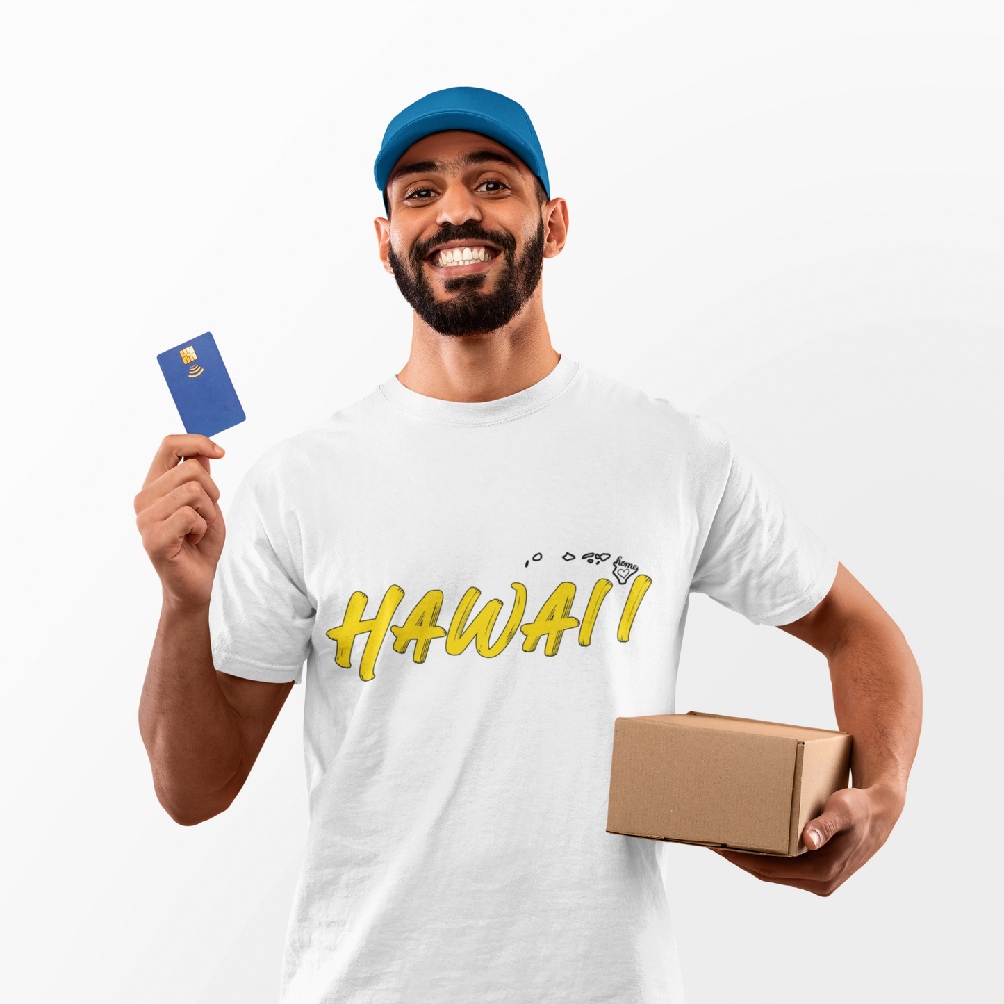 Hawaii Beach Vibe Tee - White