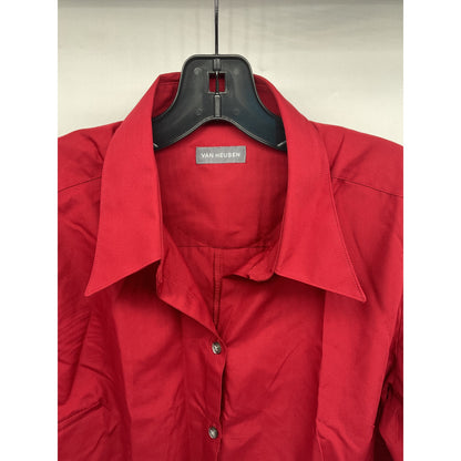 Van Heusen Women’s Button-Up Dress Shirt L (12–14)