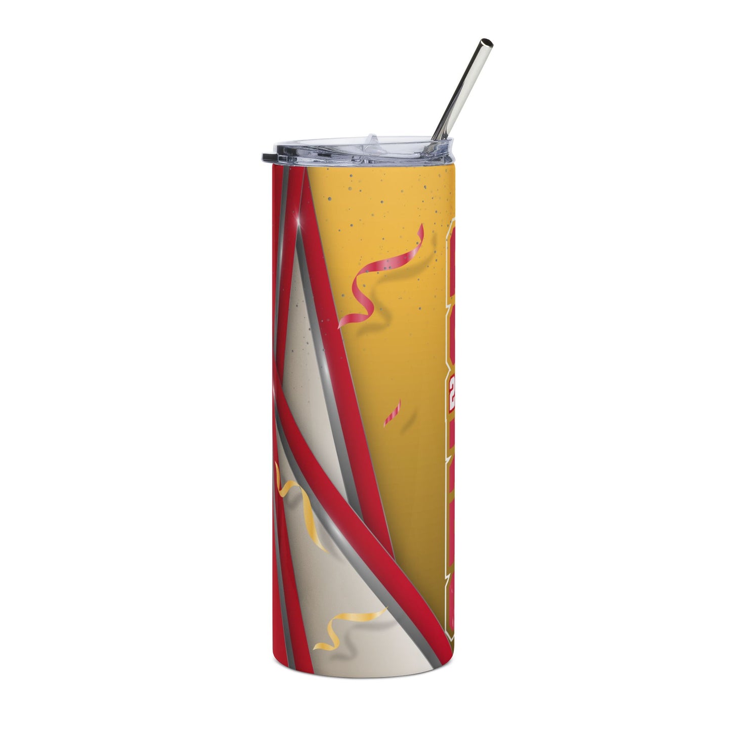Senior 2026 20oz Stainless Tumbler — Graduation Travel Cup with Cap & Straw