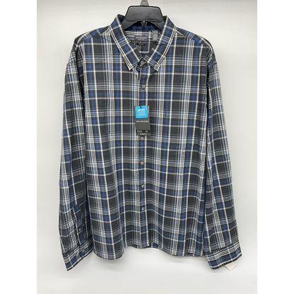 Van Heusen Never Tuck Long Sleeve Shirt – XXL