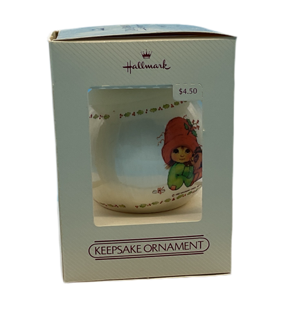 Hallmark Glass Ornament Disney Ornament 1983 Vintage Keepsake Christmas
