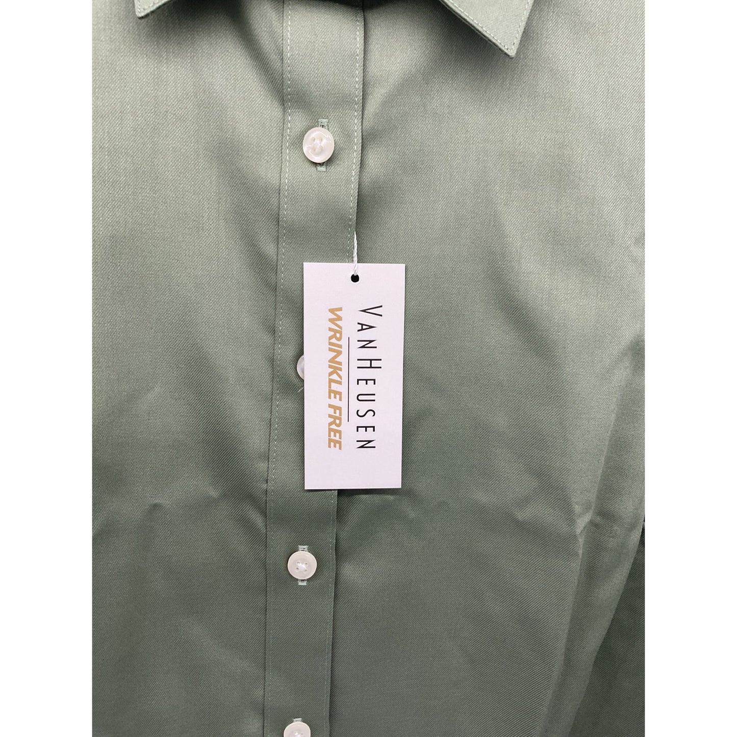 Van Heusen Women’s Button-Up Dress Shirt L (8–10)