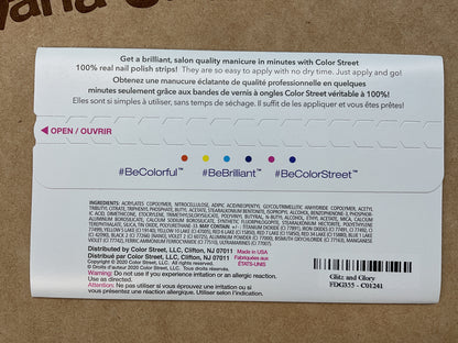 Color Street Nail Strips | Glitz and Glory | Real Polish | Easy Apply |