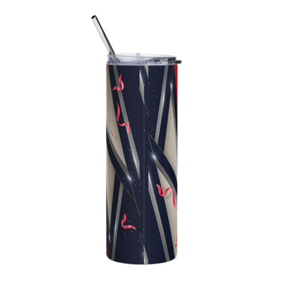 20oz Stainless Tumbler — Senior 2026 Graduation Gift (Cap & Confetti Design)