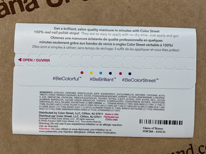 Color Street Nail Strips | Game of Stones | Real Polish | Easy Apply |