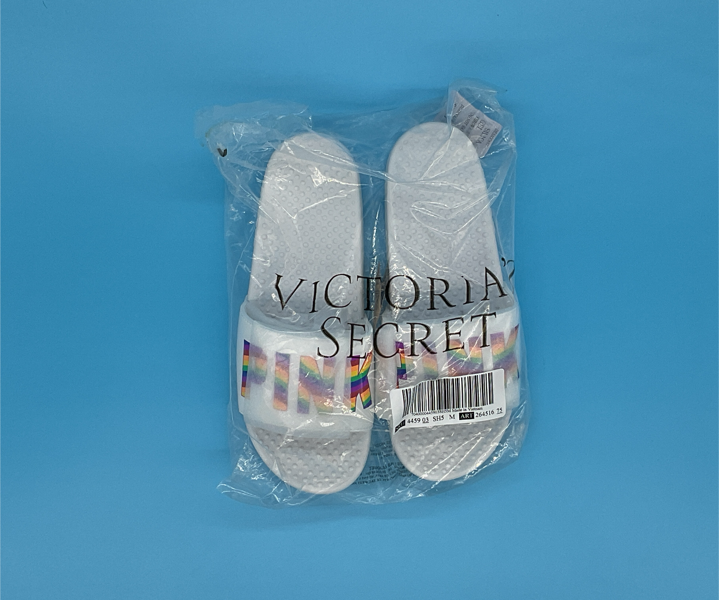 Victoria’s Secret - PINK - Rainbow Slides - Size M