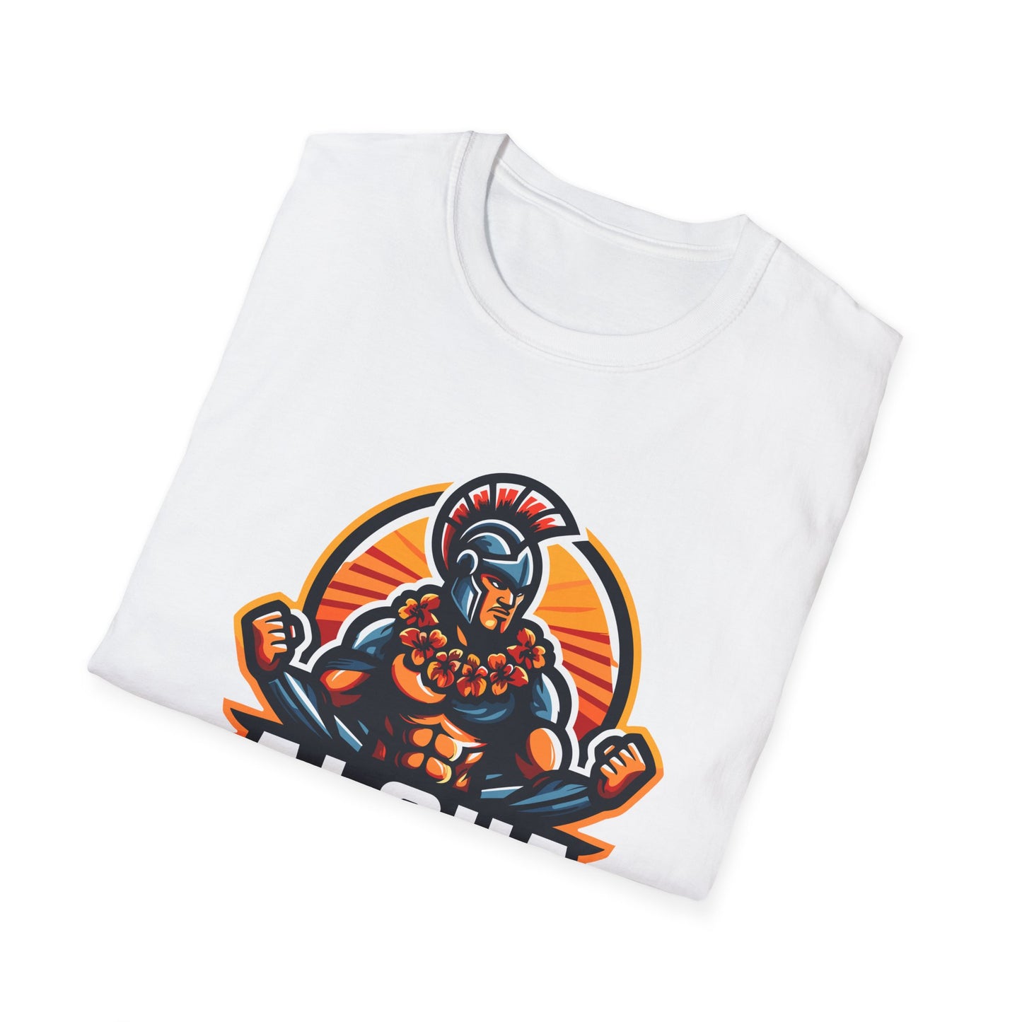Aloha Warrior T-Shirt — Hawaiian Spartan Surf Vibe Tee