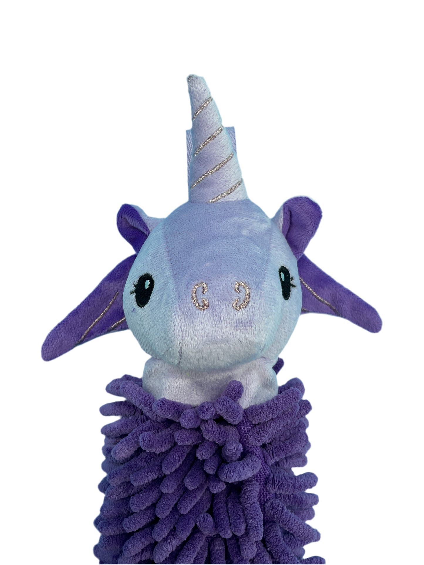 Norwex Kids Pet To Dry Chenille Hand Towel – Purple Unicorn with BacLock®