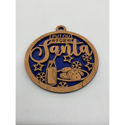 Shaka Brands I Put Out For Santa Ornament