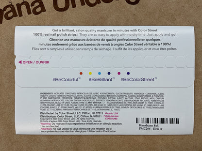 Color Street Nail Strips | Himalayan Salt | Real Polish | Easy Apply |