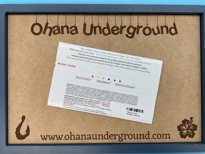 Color Street Pedicure Nail Strips Hibiscus Kiss