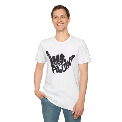 Aloha Shaka T-Shirt, Casual Tee, Beach Wear, Vacation Shirt, Hawaiian Vibes, Summer Gift