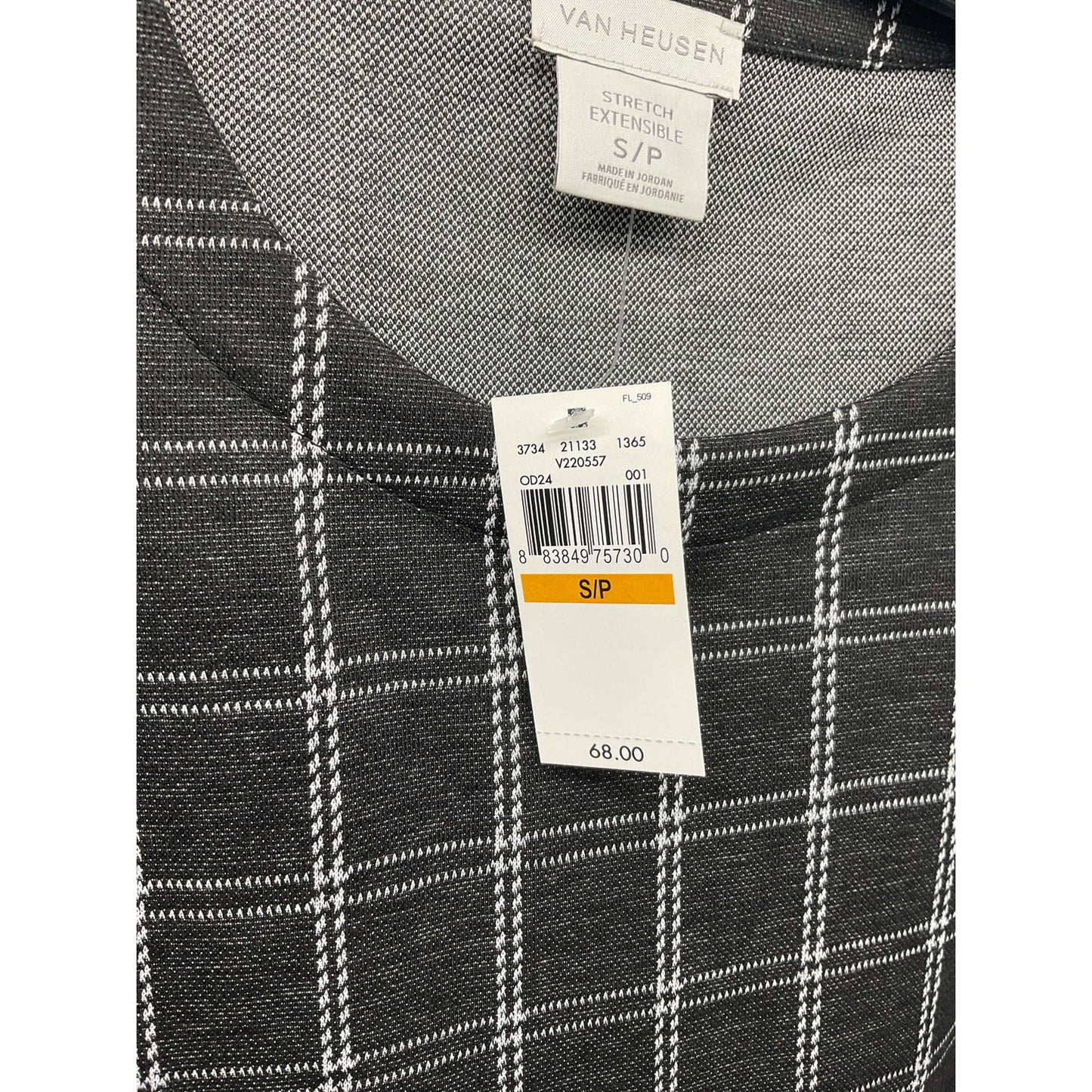 Van Heusen Women’s Plaid Stretch Top – S