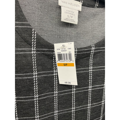Van Heusen Women’s Plaid Stretch Top – S