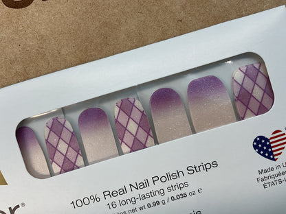 Color Street Nail Strips | Grape-ful For You | Real Polish | Easy Apply |
