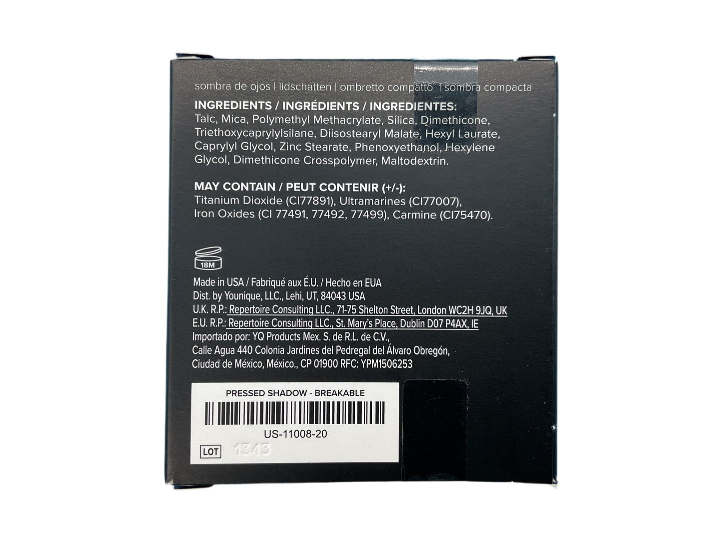 Younique Moodstruck Pressed Shadow – Breakable (Matte Deep Berry)