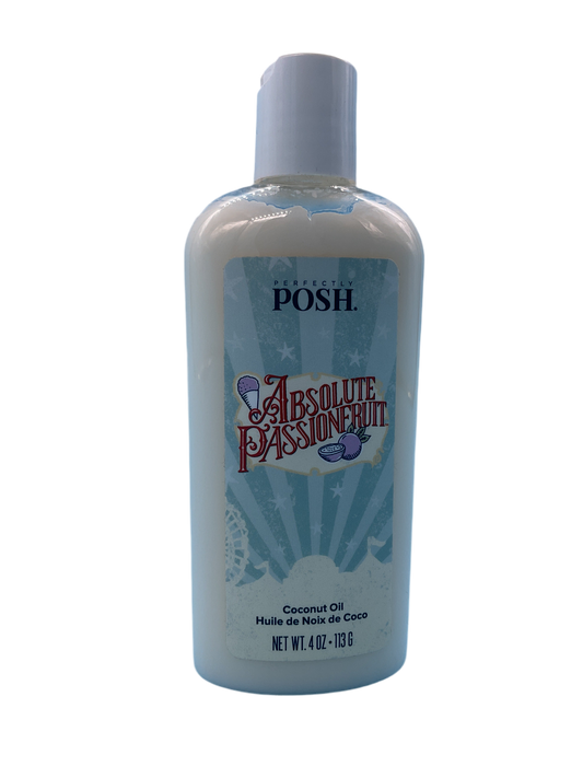 Perfectly Posh Absolute Passionfruit Coconut Oil – 4 oz Face, Hair & Body Oil