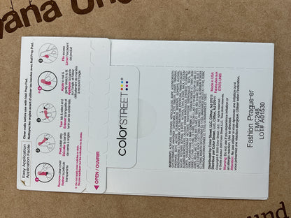 Color Street Nail Strips | Fashion Prague-er | Real Polish | Easy Apply |