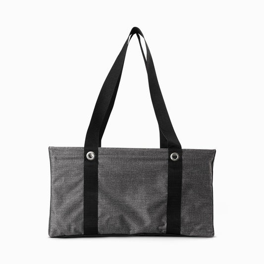 Thirty-One Gifts - Medium Utility Tote - Charcoal Crosshatch