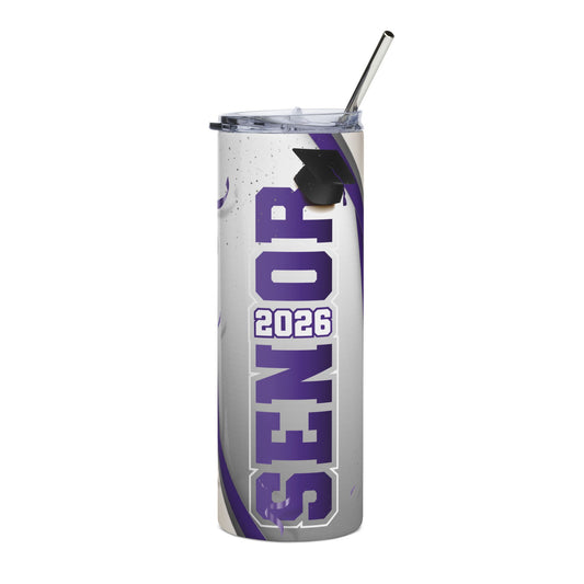 Senior 2026 Stainless Steel Tumbler – Graduation Insulated 20oz Travel Cup
