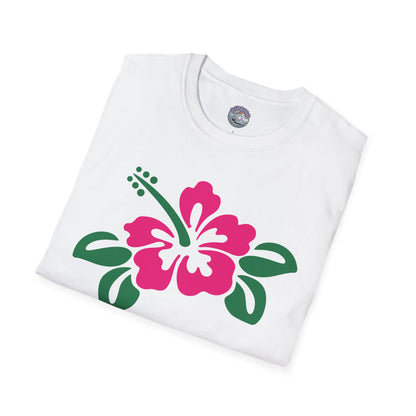 Shaka Brands Tropical Floral Hibiscus T Shirt S-2XL
