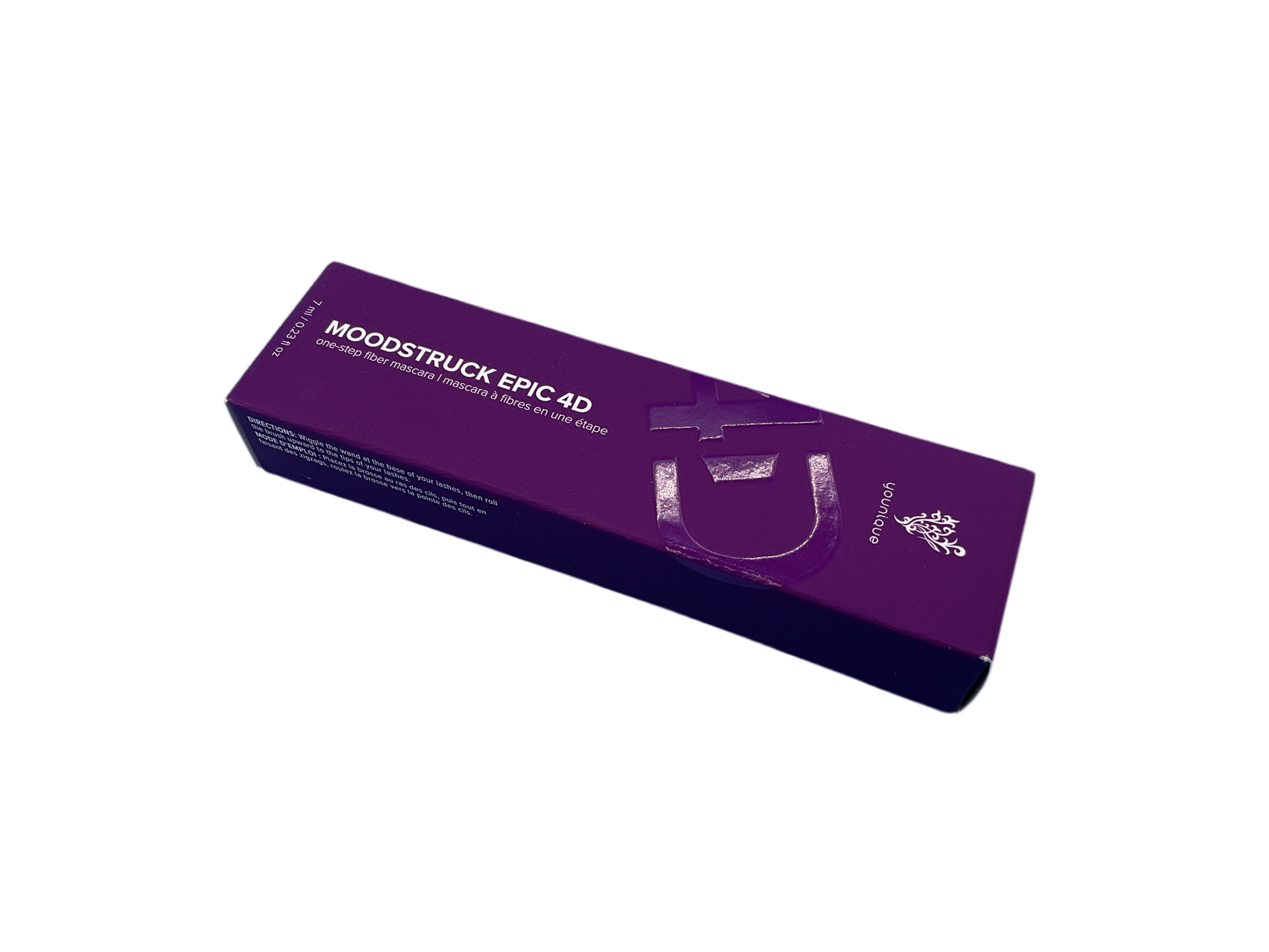 Purple box labeled 'Moodstruck Epic 4D' on a white background