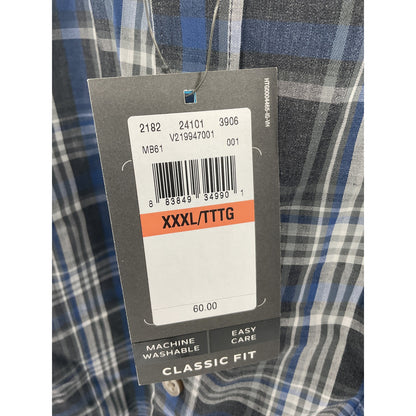 Van Heusen Never Tuck Slim Fit Long-Sleeve Button-Up Shirt XXXL